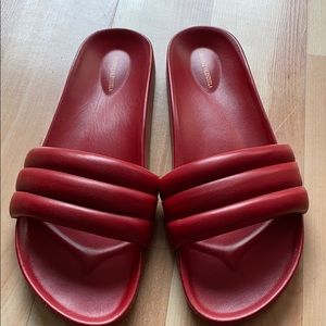 Beatrice Valenzuela red hot sandals Size 9